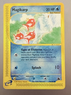 Magikarp 75/144 Common Skyridge Pokemon Never Played Potential Mint - Image 1