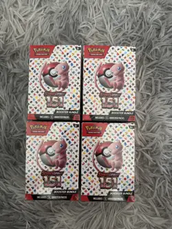 2x Pokemon TCG 151 S&V Booster Bundle Trading Cards + 10 Destined Rivals Packs 820650853210 - Image 1