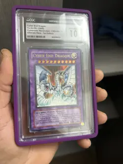 Yu-Gi-Oh! Cyber End Dragon Ultimate Rare CRV-EN036 1st Edition CGC 10 POP 1! - Image 2