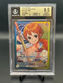 Nami - OP11-041 - Alt Art Leader - A Fist of Divine Speed - One Piece - English - Image 1