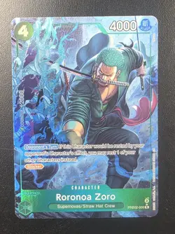 Roronoa Zoro PRB02-006 R Alt Art Holo - One Piece The Best Vol. 2 -English - Image 1