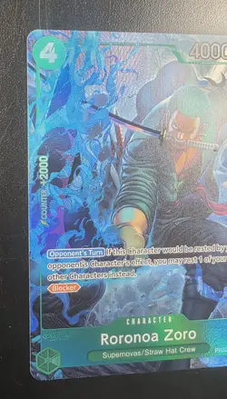 Roronoa Zoro PRB02-006 R Alt Art Holo - One Piece The Best Vol. 2 -English - Image 2