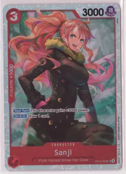 One Piece Card Game Royal Blood #OP10-005 Sanji Super Rare - Image 1