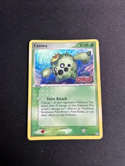 Cacnea 46/108 Reverse Holo Stamped Power Keepers Pokemon Cards NM - Image 1