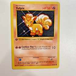Vulpix 1st Edition Shadowless 68/102 Base Set Regular LP - Pokemon Card - Image 1