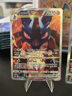 3x Pokemon TCG: Sword & Shield LUCARIO VSTAR SWSH291 Promo Card - Image 2
