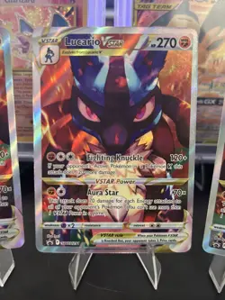3x Pokemon TCG: Sword & Shield LUCARIO VSTAR SWSH291 Promo Card - Image 3