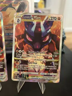 3x Pokemon TCG: Sword & Shield LUCARIO VSTAR SWSH291 Promo Card - Image 4
