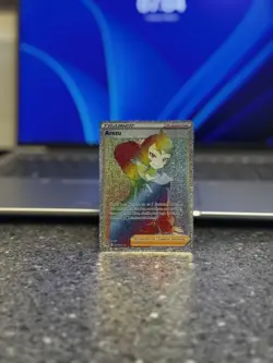 Pokemon Arezu Rainbow Rare 204/196 Lost Origin - Near Mint card PSA ready - Image 1