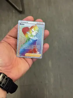 Pokemon Arezu Rainbow Rare 204/196 Lost Origin - Near Mint card PSA ready - Image 3