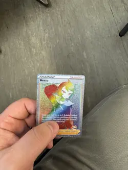 Pokemon Arezu Rainbow Rare 204/196 Lost Origin - Near Mint card PSA ready - Image 4