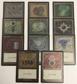 Full Complete Set Signet Etched Foil Secret Lair: Dan Frazier is Back NM - Image 1
