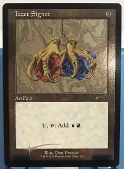 Full Complete Set Signet Etched Foil Secret Lair: Dan Frazier is Back NM - Image 4