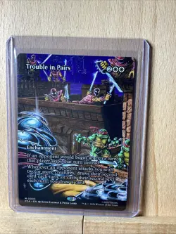 Trouble In Paris Borderless Magic Mtg Teenage Mutant Ninja Turtles Mythic - Image 1
