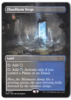 Floodfarm Verge (Borderless) #330 Duskmourn: House of Horror NM - Image 1