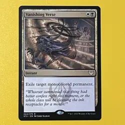 Vanishing Verse | R | 244 | Strixhaven: School Of Mages | Magic: The Gathering - Image 1