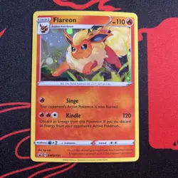 Pokemon TCG Flareon Cosmos Holo Black Star Promo SWSH041 - Image 1