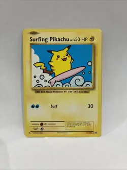 Pokemon TCG Surfing Pikachu XY Evolutions 111/108 Regular Secret Rare - Image 1