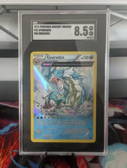 2015 POKEMON XY #21 GYARADOS HOLO NM-MT SGC 8 ANCIENT ORIGINS - Image 1