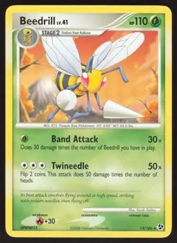 POKEMON BEEDRILL LV. 41 13/106 RARE VLP GREAT ENCOUNTERS CARD - Image 1
