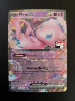 Pokemon Mew EX TCG 151/165 Play! Prize Pack Series 5 Stamped - Image 1