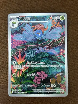 Pokemon TCG Obsidian Flames Gloom 198/197 Illustration Rare NM - Image 1