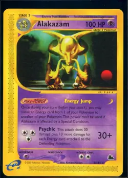 Pokemon SKYRIDGE - #2/144 Alakazam - Nonholo - ENG - Near Mint - Image 1
