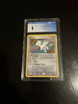 Pokemon EX Team Rocket Returns Togetic Reverse Holo 14/109 CGC 9 - Image 1