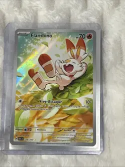 CARTE POKEMON FLAMBINO 225/217 SECRETE ALTERNATIVE HEROS TRANSCENDANTS ME02.5 - Image 2