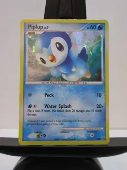 Piplup DP03 Diamond and Pearl Black Star Promo Holo Pokemon - Image 1