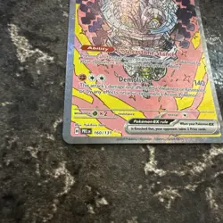 Pokemon Cornerstone Mask Ogerpon ex 160/131 Sv: Prismatic Evolutions SIR NM - Image 3