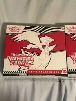 Pokemon TCG Scarlet & Violet White Flare Elite Trainer Box Pokemon ETB SEALED - Image 2