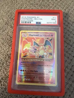 2016 Pokemon XY Evolutions Charizard number 11/108 PSA 9 Graded Near Mint! - Image 1