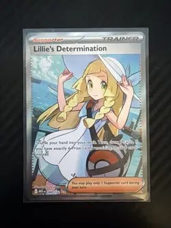 Pokemon Lillie's Determination 169/132 Me01: Mega Evolution Holo Near Mint - Image 1