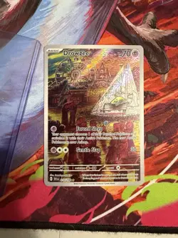 Pokemon TCG Drowzee Illustration Rare Holo Scarlet & Violet Base Set NM - Image 1