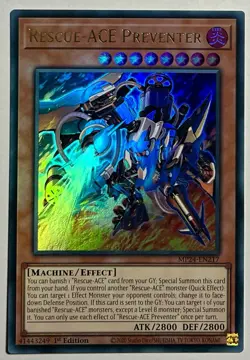 Rescue-Ace Preventer MP24-EN217 (NM) Ultra Rare 1st Edition Yu-Gi-Oh! TCG - Image 1