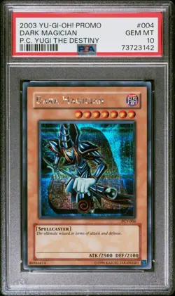 Yu-Gi-Oh! DARK MAGICIAN Power Of Chaos Yugi Promo PCY-004 PSA 10 SECRET RARE GEM - Image 1