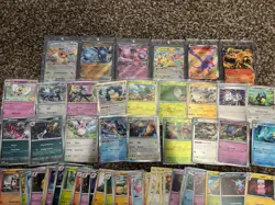 Pokemon TCG 100 Card Lot GX EX V Holo Featuring Eevee Lucario Mewtwo Charizard - Image 3