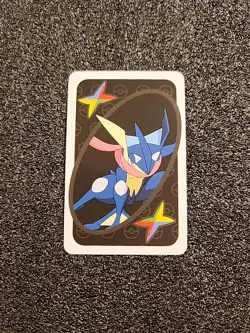 Greninja WILD Pokemon Mattel Japanese UNO Card NM/MINT - Image 1
