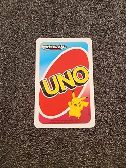 Greninja WILD Pokemon Mattel Japanese UNO Card NM/MINT - Image 2