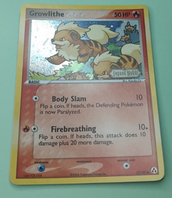 Growlithe 55/92 Legend Maker Reverse Holo Pokemon Trading Card TCG - Image 1