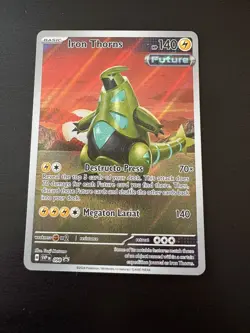 Iron Thorns 098 Temporal Forces ETB Sealed mint pack Promo Pokemon Card - Image 1
