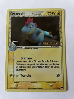 Croconaw 27/101 Pokemon Card EX DELTA SPECIES Stamped Reverse Holo French 🇫🇷 - Image 1