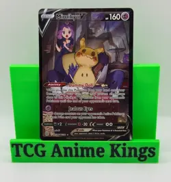 Mimikyu V TG16/TG30 Ultra Rare Brilliant Stars Trainer Gallery Pokemon Card - Image 1