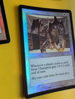 Stoic Champion x3 Soldier LEGIONS (2003). OLD VINTAGE FOIL MTG 3 CARD - Image 5