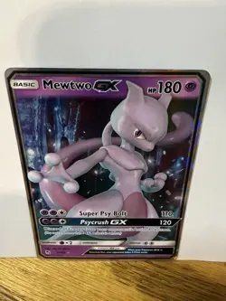 Pokemon Mewtwo GX 31/68 Hidden Fates Ultra Rare Holo 180 HP Card - Image 1