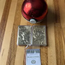 Pokemon 23k Gold Plated Cards Lot of 2- #25 Pikachu & #39 jigglypuff - Image 1