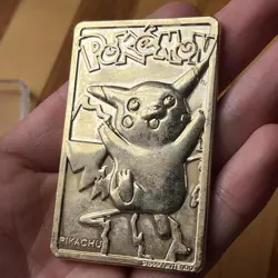 Pokemon 23k Gold Plated Cards Lot of 2- #25 Pikachu & #39 jigglypuff - Image 4