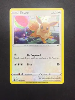 Eevee SWSH212 | Black Star Promo Sword & Shield | Holo Rare | Pokemon Card | NM - Image 1