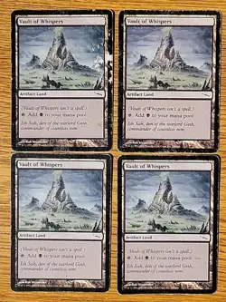 Vault of Whispers X4 4x Playset HP Damaged Mirrodin - MTG Magic the Gathering - Image 1
